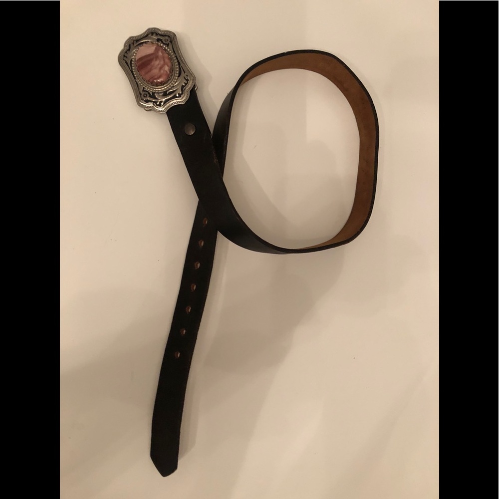 Leather Belt with ornament